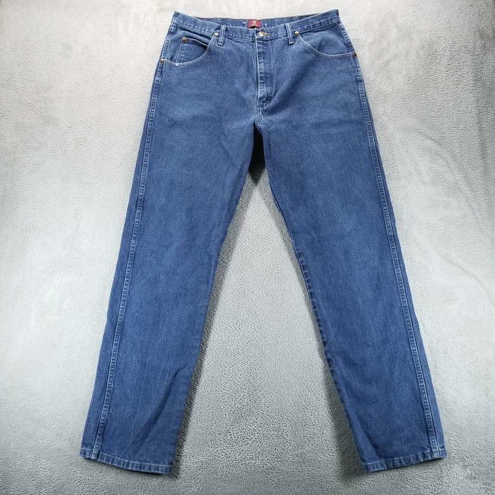 Wrangler Jeans Mens‎ 38x36 Blue Cowboy Cut 31MWZ Western Rodeo American Denim